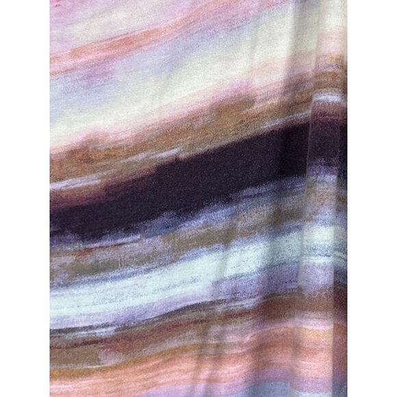 Torrid Top Women 18 Pink Striped Classic Summer Drape Feminine Boho Western 80s - Picture 5 of 13